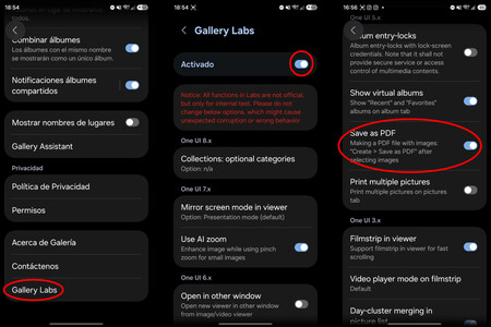 Galeria Galaxy Labs Activar