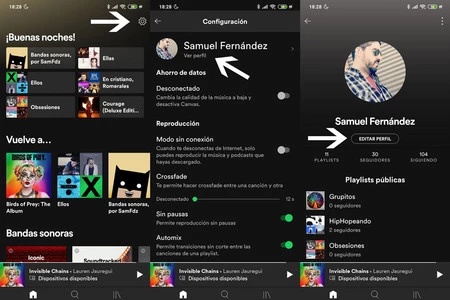 Cómo cambiar tu foto de perfil en Spotify para Android