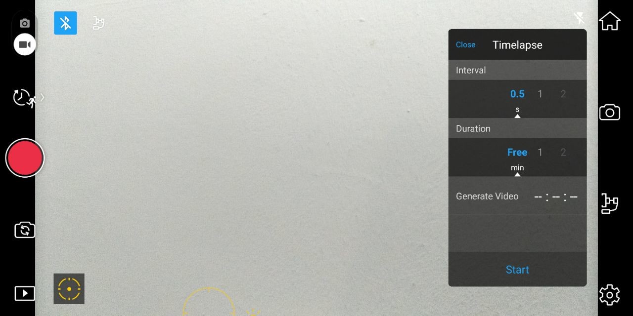 Capturas aplicación DJI GO