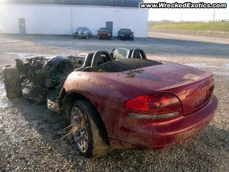 2008 Dodge Viper SRT10 accidentado