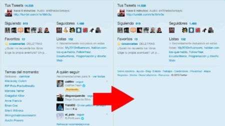 Oculta en Chrome los usuarios recomendados y los temas del momento de Twitter