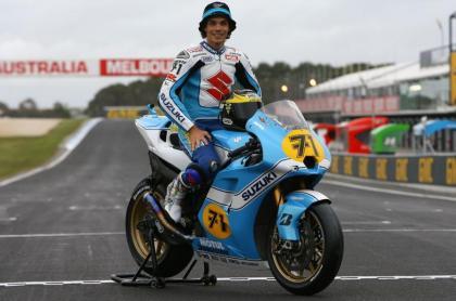 Suzuki de Vermeulen en homenaje a Sheene