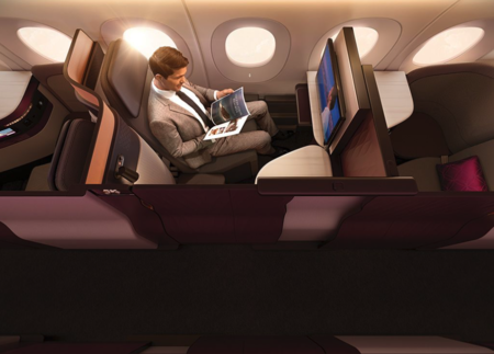 Qatar Camas Dobles Avion 2