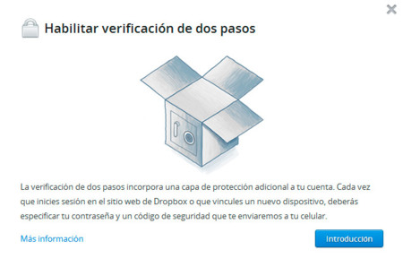 Dropbox y la verificación en dos pasos. Asegura tus datos