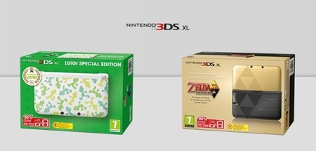 Luigi y Zelda en las nuevas ediciones especiales de Nintendo 3DS XL