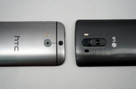 Una foto filtrada nos permite comparar el tamaño del nuevo G3 de LG y del HTC One (M8)