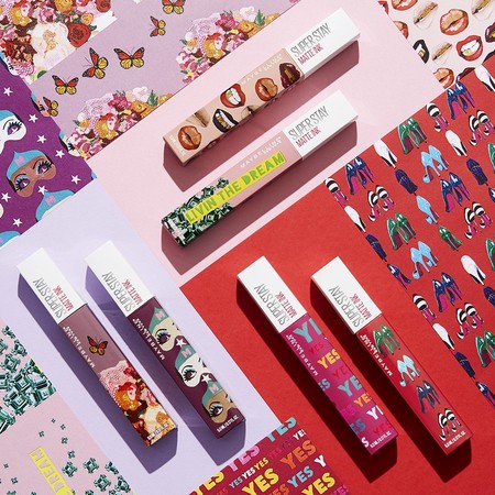 Simplemente ideales, así son los labiales Matte INK de Maybelline en edición limitada diseñados Ashley Longshore