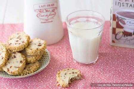 Galletas de cereza y avellanas.Receta