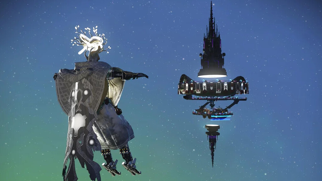 Este jugador de No Man's Sky ha creado el mejor estadio Pokémon de toda la historia: una estación espacial con una arena y tiendas 