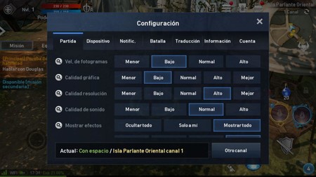 Configuracion Grafica