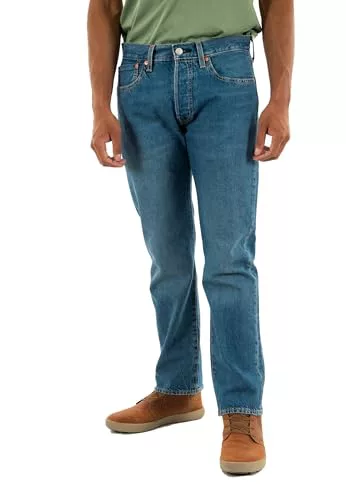 Levi's 501 Original Fit Vaqueros, Window Pane LTWT, 34W / 36L para Hombre
