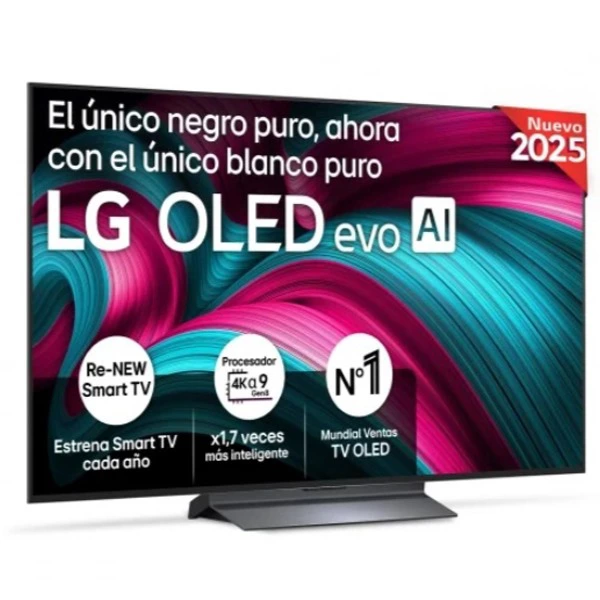 TV LG 48C54LA 48" (121,92 cm), OLED, 4K UHD, 144 Hz, Procesador Inteligente a9 AI Processor, Smart TV
