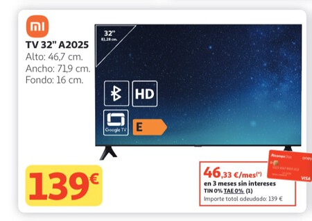 Tele Xiaomi En Alcampo