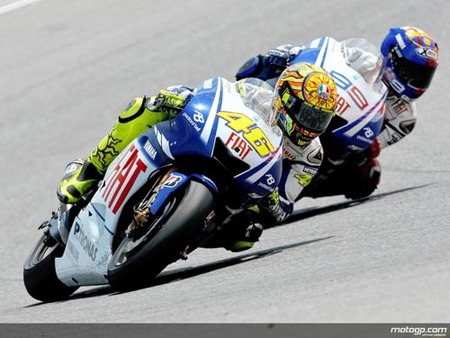 Valentino Rossi y Jorge Lorenzo