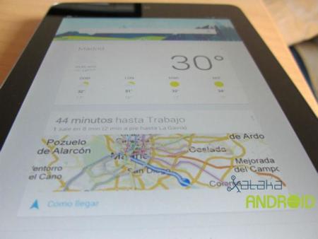Google Now en Nexus 7