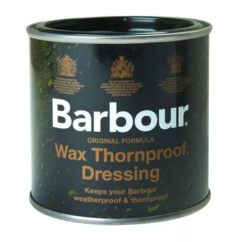 Barbour – Producto de cera impermeabilizante, lata, impermeable, protege contra espinas, para ropa, chaquetas, 200 ml