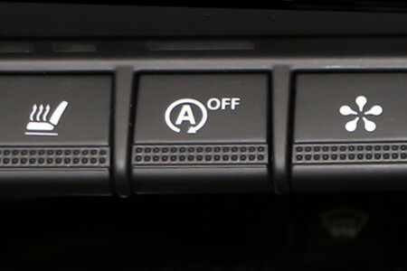 botón para desactivar el sistema start stop en un Renault Clio