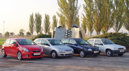 Opel Corsa, cuatro generaciones