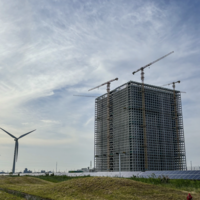 Esto que parece un edificio a medio construir en China es una batería gigante que funciona con gravedad