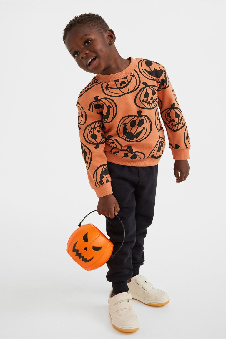 Sudadera de estampado de calabaza