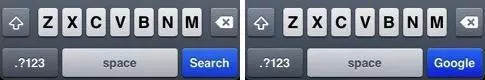 apple iphone os 3.0 4.0 buscar google interfaz