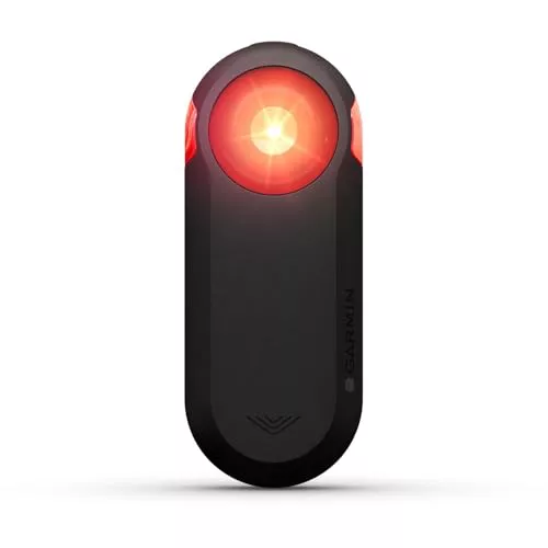 Garmin Unisex adulto Luz y radar ciclismo, Negro, Luz trasera y radar