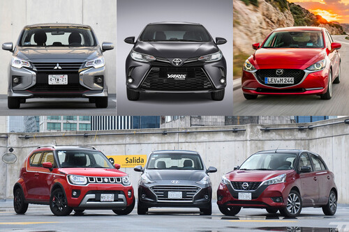 Los 12 autos automáticos más baratos de México: todas las opciones por menos de 300,000 pesos