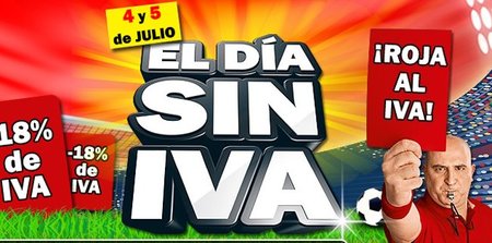Día sin IVA en el Media Markt, ahora un 18%