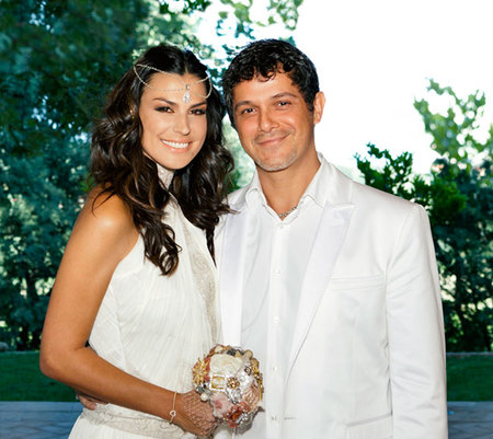 Pero qué monos Alejandro Sanz y Raquel Perera el día de su boda
