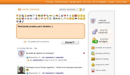 Xmensaje, servicio de microblogging en español desde Argentina