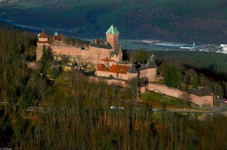 El Castillo Haut-Koenigsbourg de Alsacia
