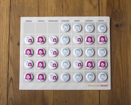 Una madre divorciada crea un calendario de custodia compartida para ayudar a los niños de padres separados