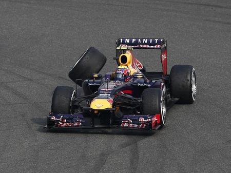 El equipo Red Bull multado por la liberación insegura de Mark Webber