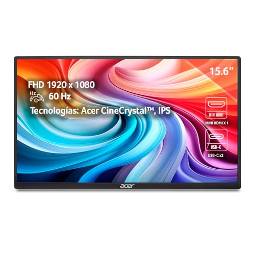 Monitor Portatil Acer PM1 de 15.6 pulgadas