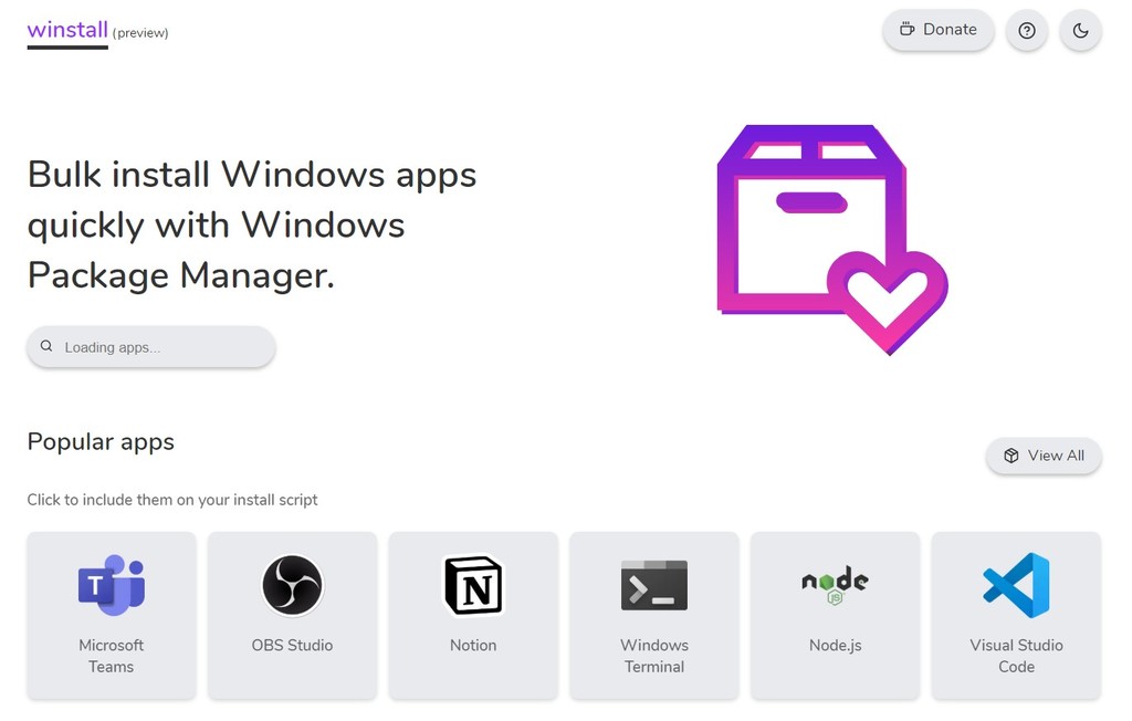 Winstall te permite instalar aplicaciones de Windows 10 rápida y masivamente gracias al nuevo gestor de paquetes