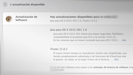 Actualizaciones de software: iTunes gana una pequeña novedad y Java tapa el agujero de seguridad del día