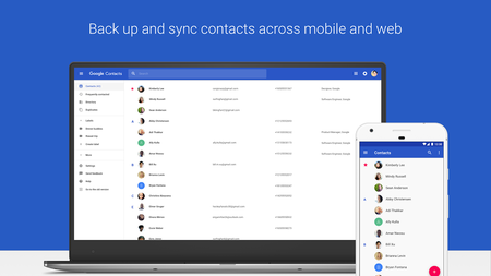 Contactos de Google llega oficialmente a cualquier dispositivo con Android 5.0 o superior