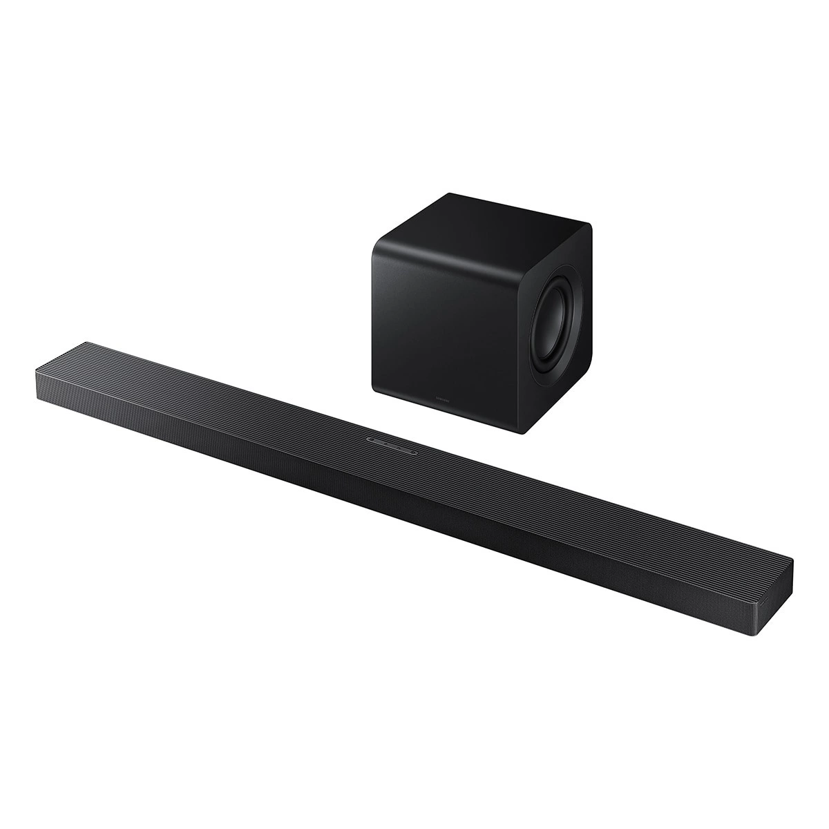 Barra de sonido Samsung 2025 HW-QS700F, Dolby Atmos y DTS Virtual: X, Q-Symphony, 3.1.2 con 9 altavoces, 345W, Subwoofer inalámbrico 6.5" 160W, Wi-Fi