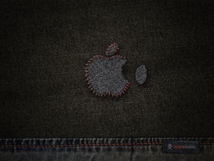 Fondo de Escritorio: Apple Stitched