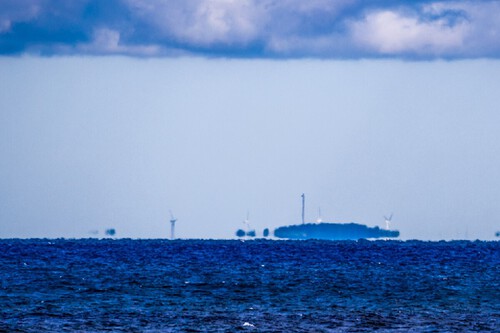 Fata Morgana no mar. Créditos: banco de imagens