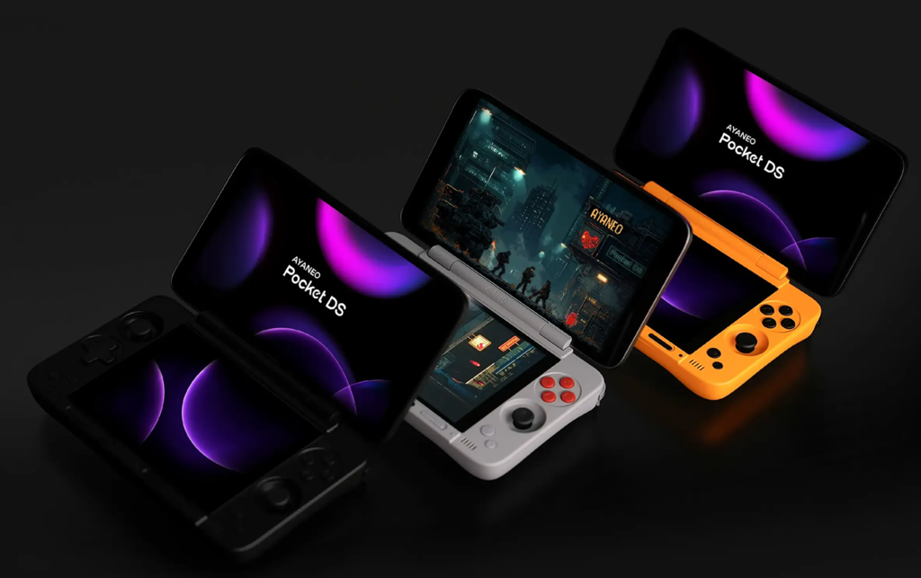 Parece una Nintendo DS, pero es la primera consola Android con doble pantalla 