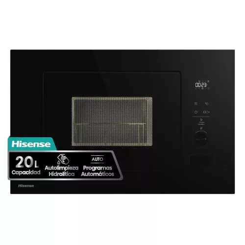 Hisense BIM320G52BG - Microondas integrable, 20L