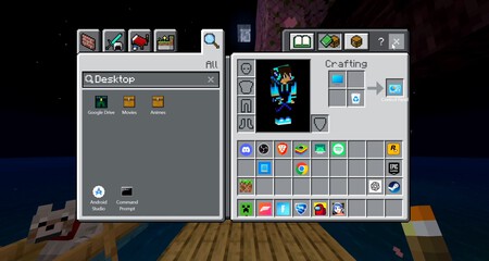 Recurso Inventario Minecraft Escritorio