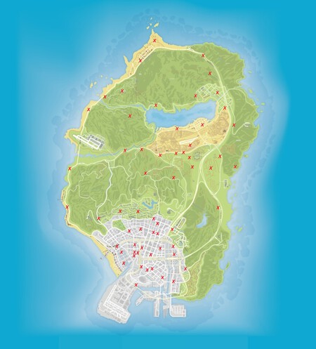 Mapa Gta 5 Eventos Aleatorios