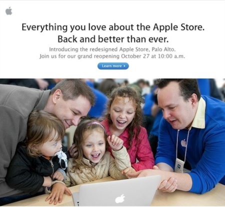 Apple abrirá una nueva tienda en Palo Alto, California, a la que denominan como prototipo