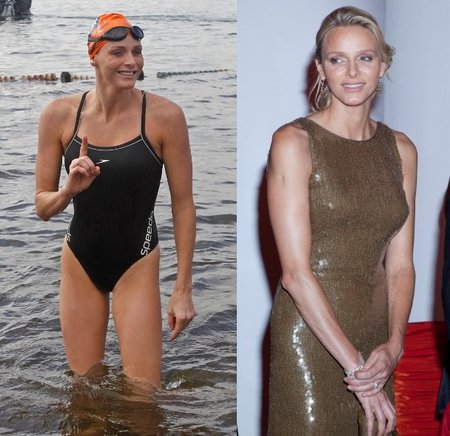 Charlene Wittstock de nadadora de élite a Alteza Serenesíma, o lo que es lo mismo, de ranita con Speedos a cisne con Valentinos