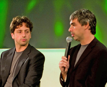 Sergei Brin and Larry Page