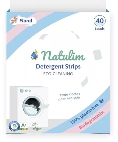 Natulim - Detergente en Tiras para Lavadora (40 Lavados) 