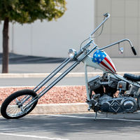 ¡Pujen! A subasta una réplica de la Harley-Davidson Capitán América de la película Easy Rider