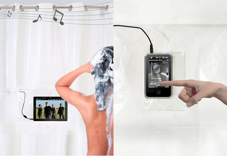 Shower Tunes, una cortina de ducha con altavoces incorporados